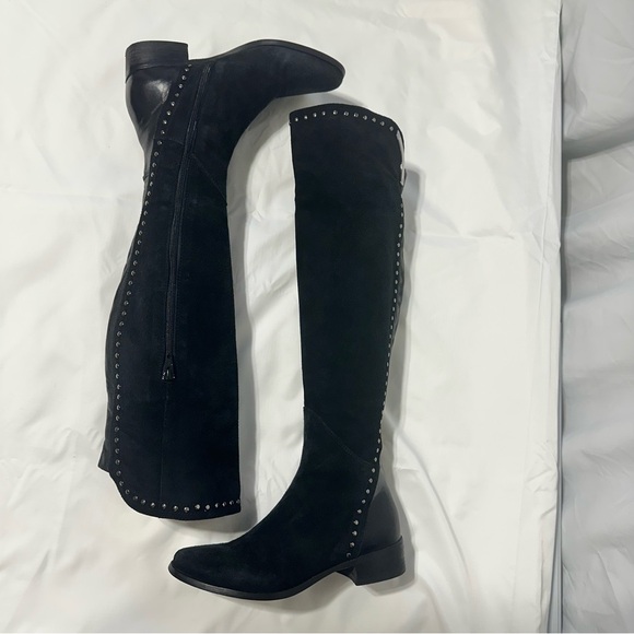 Lavorazione Artigiana OTK Boots Leather Suede Studded EU 37 / US 7 - Picture 2 of 10